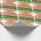 Papier Cadeau hamburger restauration rapide un sandwich (Coin)