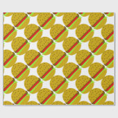 Papier Cadeau hamburger restauration restauration rapide burger (Plat)