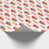 Papier Cadeau Hamburgers et frites envelopper (Coin)