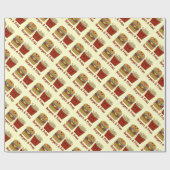 Papier Cadeau Hamburgers et fritures (Plat)