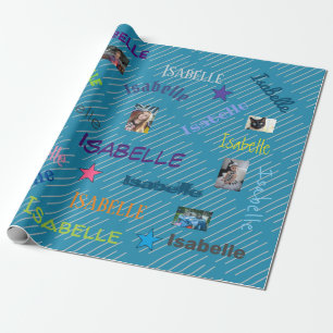 Papier Cadeau HAMbWG - Photo et nom personnalisés