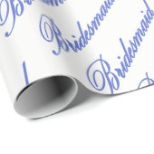 Papier Cadeau HAMbyWG - Enveloppe cadeau - Bridesmaid (Coin rond)