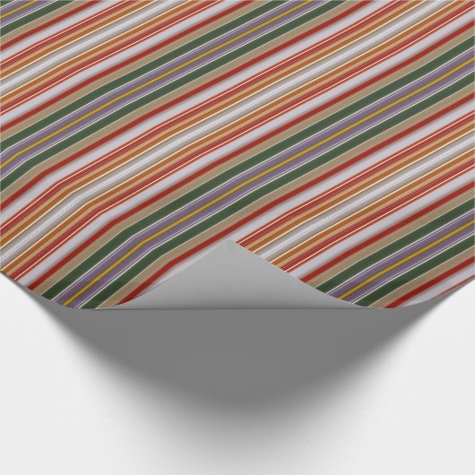 Papier Cadeau HAMbyWG - Papier à envelopper - Bande de bonbons d (Coin)