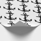 Papier Cadeau hameçon marin d'ancrage (Coin)