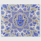 Papier Cadeau Hamsa Main - Main de Fatima sur Mère de Perle (Plat)