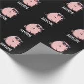 Papier Cadeau Hamsome Funny Pig Pun Dark BG (Coin)
