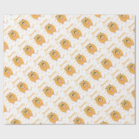 Papier Cadeau hamster (Plat)