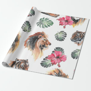 Papier Cadeau Hand drawn illustration. Watercolor seamless patte