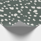 Papier Cadeau Hand Drawn Silver Dollar Lunaria Pattern Custom (Coin)