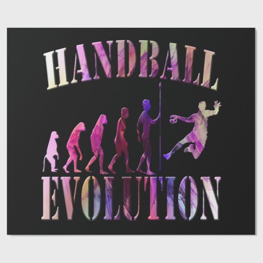 Papier Cadeau handball (Plat)