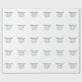 Papier Cadeau Handsome et peut cuisiner ajouter nom maître chef (Plat)