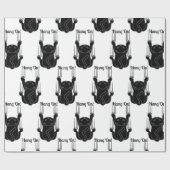 Papier Cadeau Hang On Black Cat (Plat)
