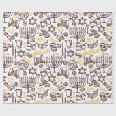 Papier Cadeau Hanoukka (Plat)