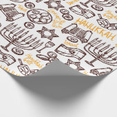 Papier Cadeau Hanoukka (Coin)