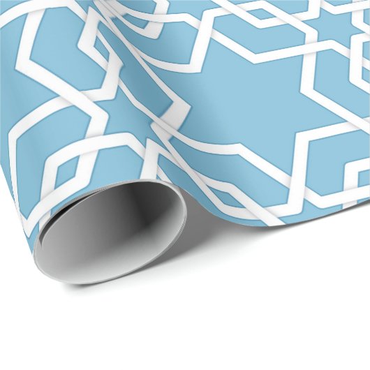 Papier Cadeau Hanoukka (Coin rond)