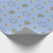 Papier Cadeau Hanoukka (Coin)