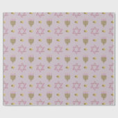 Papier Cadeau Hanoukka (Plat)