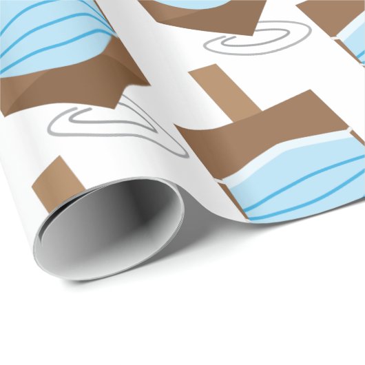 Papier Cadeau Hanoukka 2020 - Dessus avec masque (Coin rond)