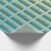 Papier Cadeau Hanoukka Candles   (Coin)