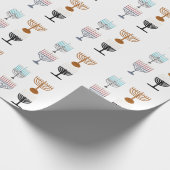 Papier Cadeau Hanoukka judaïsme religion juive (Coin)