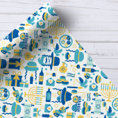Papier Cadeau Hanoukka juive Sukkot drôle mignon Motif
