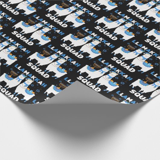 Papier Cadeau Hanoukka Llama Christmas Joyeux Llamakah Squad mig (Coin)