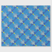 Papier Cadeau hanoukka menorah (Plat)
