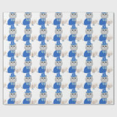 Papier Cadeau Hanoukka Menorah Kitty (Plat)