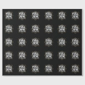 Papier Cadeau Hanoukka pas complètement sanglé Juif Juif Chanouk (Plat)