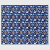 Papier Cadeau Hanoukka Photo Famille Enfants Roll Cadeau (Plat)