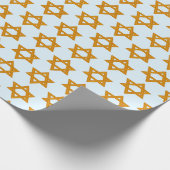 Papier Cadeau HANOUKKA STAR OF DAVID Jewish Holiday Bar Mitzvah (Coin)