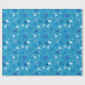 Papier Cadeau Hanoukka Stars Wrapper Paper (Plat)