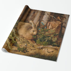 Papier Cadeau Hans Hoffmann A Hare In The Forest Art Vintage