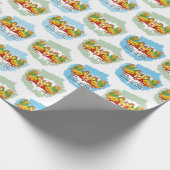 Papier Cadeau Hansa Puttuwa – Two Entwined Swans (Coin)