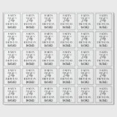 Papier Cadeau HAPPY 74E ANNIVERSAIRE ; Style Art Déco ; Nom pers (Plat)