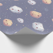 Papier Cadeau  Happy Asteroid Wrapping Paper (Coin)