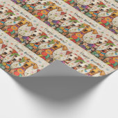 Papier Cadeau Happy Birthday! Artsy Puppy Design, (Coin)