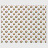 Papier Cadeau Happy Birthday Hedgie Pattern (Plat)
