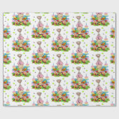 Papier Cadeau Happy Birthday Twin Wrapping Paper Cupcake (Plat)