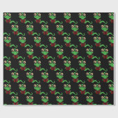 Papier Cadeau Happy Bookworm Black (Plat)