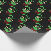 Papier Cadeau Happy Bookworm Black (Coin)