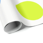 Papier cadeau Happy Bubbles (Coin rond)