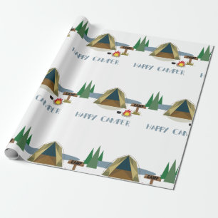 Papier Cadeau Happy Camper