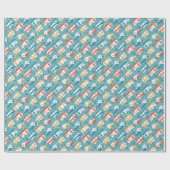 Papier Cadeau Happy Campers (Plat)