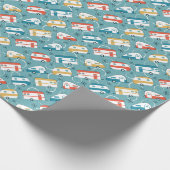 Papier Cadeau Happy Campers (Coin)