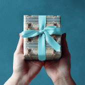 Papier Cadeau Happy Carlin at the Beach personnalisable