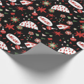 Papier Cadeau Happy Christmas X-mas Gift wrap (Coin)