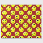 Papier Cadeau Happy Face Graphic Motif (Plat)