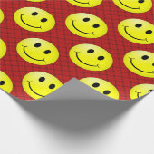 Papier Cadeau Happy Face Graphic Motif (Coin)