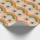 PAPIER CADEAU HAPPY FACE RAINBOW (Coin)